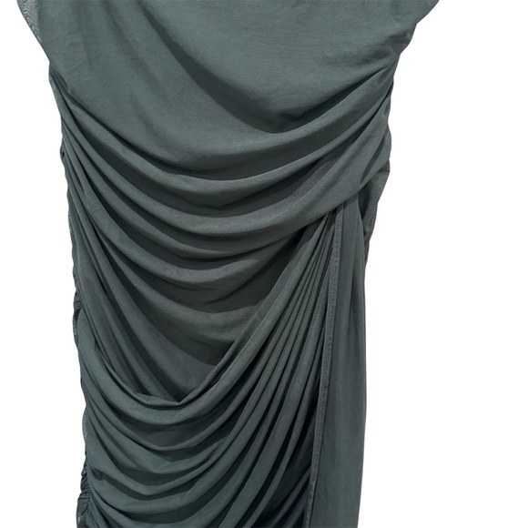 REVOLVE Amanda Uprichard Anja Mini Dress Semi/Formal Cocktail Moss Green Size XL - Picture 3 of 11